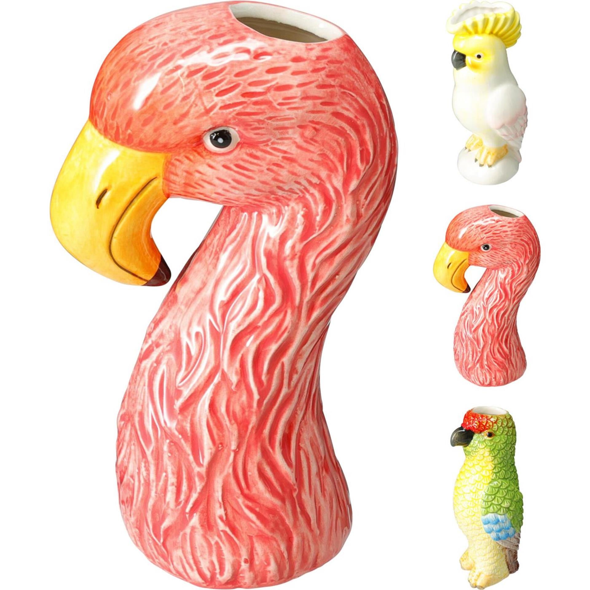 Home-Styling-Vase Vogel 10x17cm