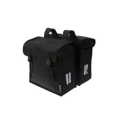 Basil Mara XXL doppelte Fahrradtasche - 47L - Ladies Men's - City City - Schwarz