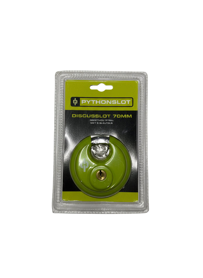 Buzaglo Python Lock Scheibenschloss 70 mm. grün