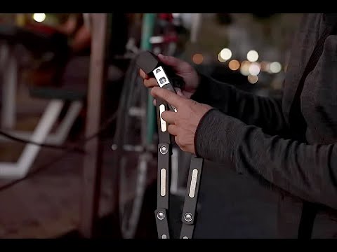 Abus Bordo Big Ugrip 5700 Schwarz - Klappschloss, 100 cm, sportlich