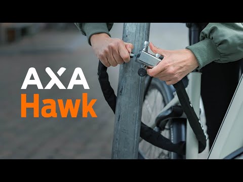 Kettenschloss Hawk schwarz 100cm
