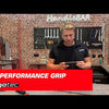 EC-Performance-Fahrradgriff 133 mm schwarzer TPE-Glasfaserverstärkung