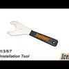 Tretlagerschlüssel IceToolz 11C1 für Hollowtech 2 16T