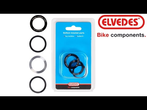 Reduziersatz Elvedes - Tretlageradapter von 24 mm auf 22 mm GXP (4 Stück)