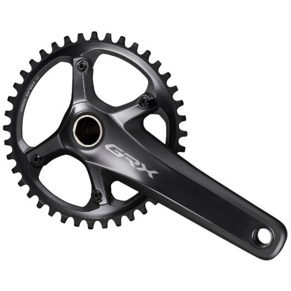 Shimano Kurbel Set 1 x 11 Geschwindigkeit GRX FC-RX810 mit 175-mm-Kurbel 40t