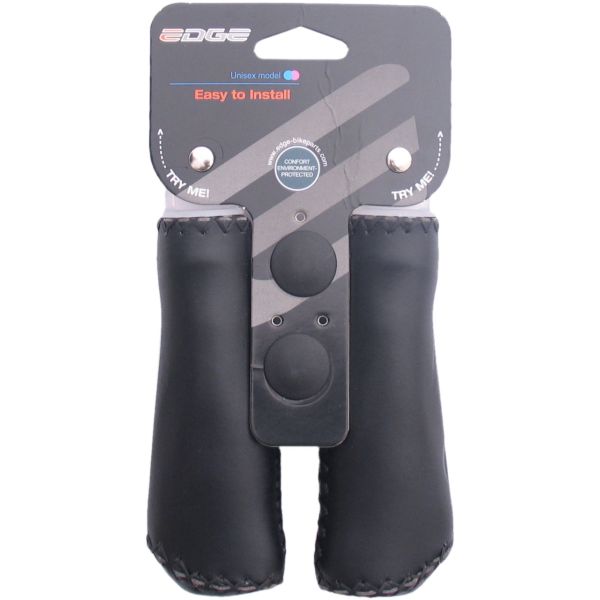 Der Edge Ledergriff - Ergonomisches Ledergriff Set - 135 mm - schwarz