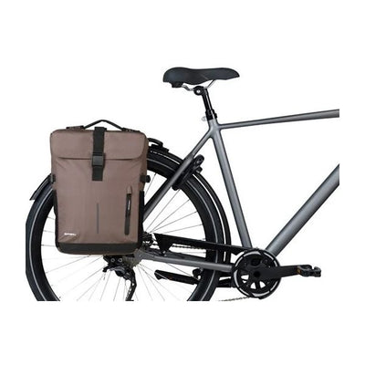 Basilikum Doppelfahrradbeutel MIK 30 Liter 16 x 27 x 38 cm braun