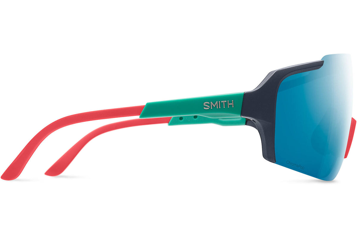 Smith Schwungradbrille Matte Deep Ink Chroma Blue Mirror