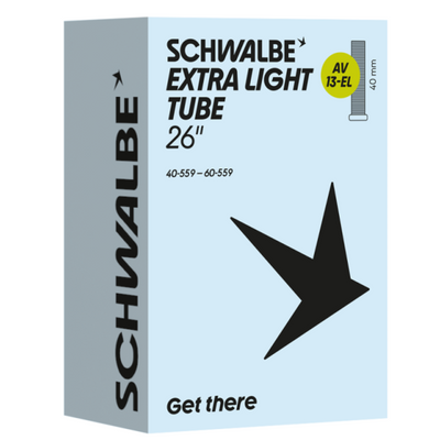 Schwalbe Extralight Schlauch (AV14) – MTB – 26 Zoll (40 60–559) – Schrader