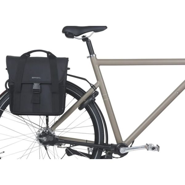 Basilikum Fahrradbeutel nur schwarz 16l