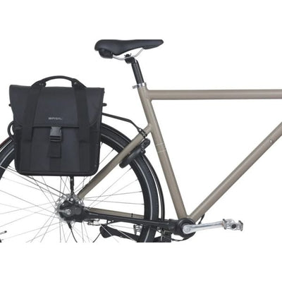 Basilikum Fahrradbeutel nur schwarz 16l
