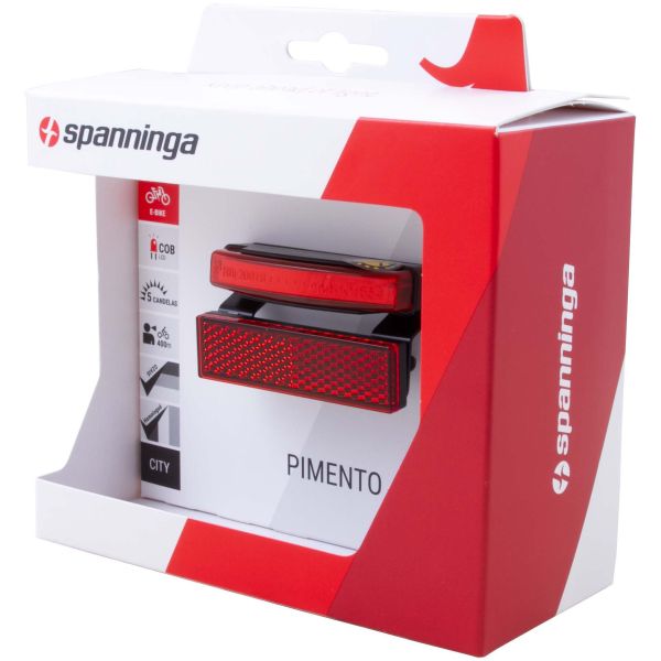 Spanninga Rücklicht Pimento XE E-Bike 6-36V 50mm