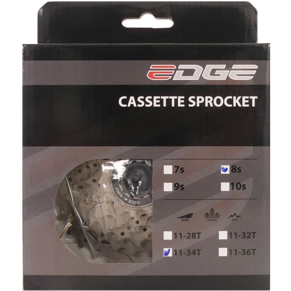 Kantenkassette 8-Geschwindigkeit CS-M5008 11-34T Silber