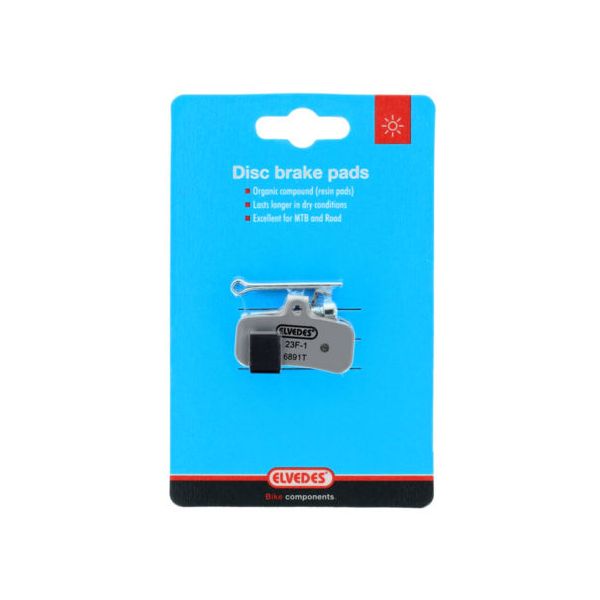 ELVEDES DISC BREMS BLOCK SET 6891T (pro Paar) Grau
