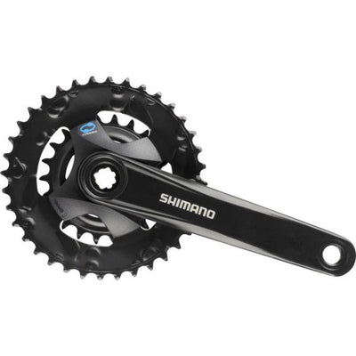Shimano Kurbel 2x 7 8 Geschwindigkeit FC-M315-2 mit 175-mm-Kurbelarm 36 x 22T Schwarz