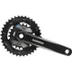 Shimano Kurbel 2x 7 8 Geschwindigkeit FC-M315-2 mit 175-mm-Kurbelarm 36 x 22T Schwarz