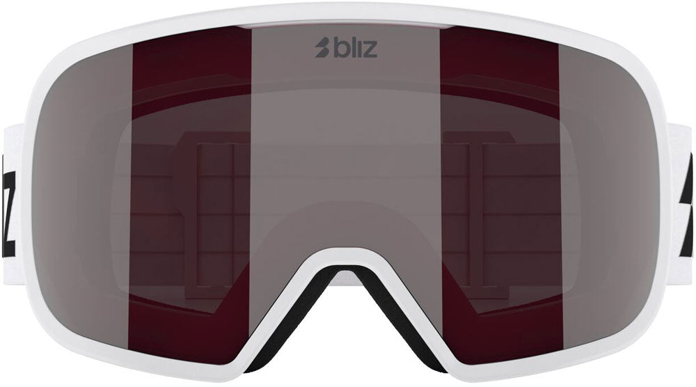 Bliz g002 rosa mit silbernem Spiegel – Skibrille