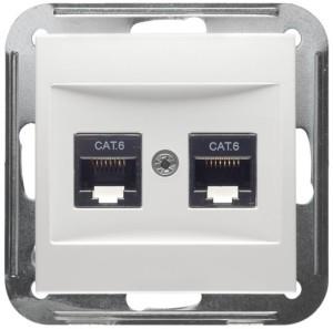 Peha Badora LW Cat 6 Anschlussbox 2 Klemmen
