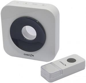 Enzo Chacon Funk-Türklingel Design 100 m weiß grau – 8415050