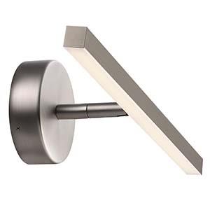 Nordlux LED-Wandleuchte IP S13 gebürsteter Stahl 5,3W 3000K IP44 - 4801190