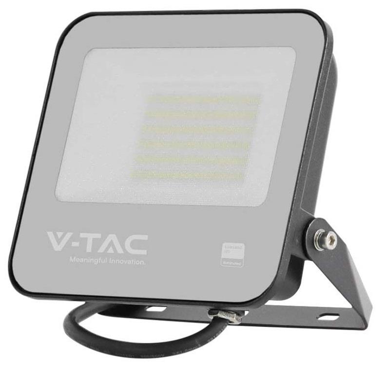 V-tac LED-Bauleuchte | 50w | 3000k | schwarz | 5740lm | Slimline Pro – 9332035
