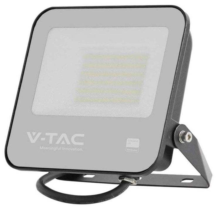 V-tac LED-Bauleuchte | 50w | 3000k | schwarz | 5740lm | Slimline Pro – 9332035