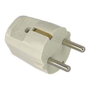 Erdungsstecker Bakelit weiß - 6140680