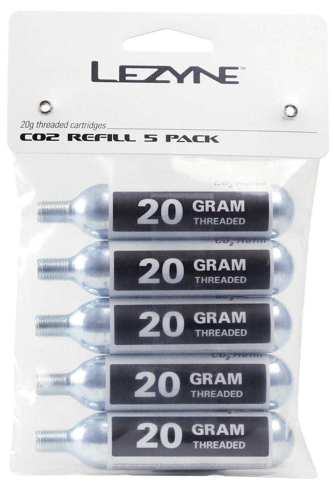 Lezyne CO2 Ersatzkartuschen 20g 5 Stück