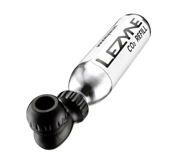 Lezyne CNC-CO2-Pumpe mit Twin-Speed-Antrieb, schwarz
