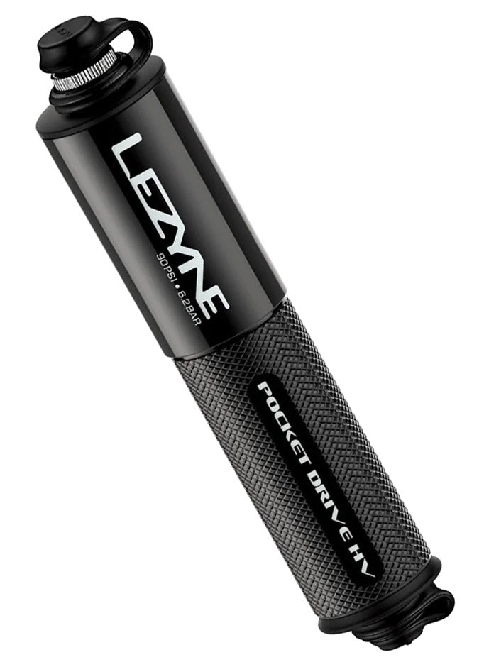 Lezyne CNC-Taschenantrieb, hochspannungsgeladen, inkl. Hebelsatz, 160 psi Minipumpe
