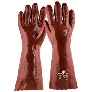 PVC-Arbeitshandschuh lang 40cm Kat2 | 12 Stk