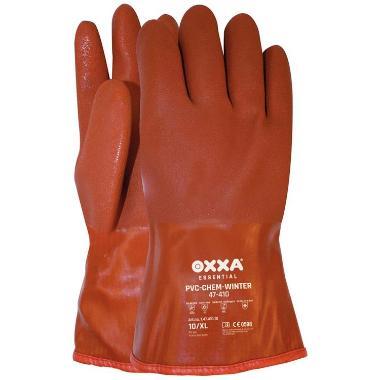 Oxxa pvc-chem-winter 47-410 Handschuh rot 9
