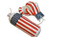 E l Sports – Boxsack-Set – PU – Weiß, Rot, Blau