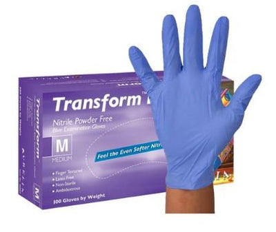 Aurelia Handschuhe Aurelia Transform 100 Nitril puderfrei blau l