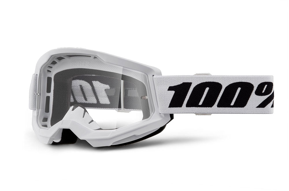 100 % Strata 2 (klare Linse FA23), weiß – Schutzbrille