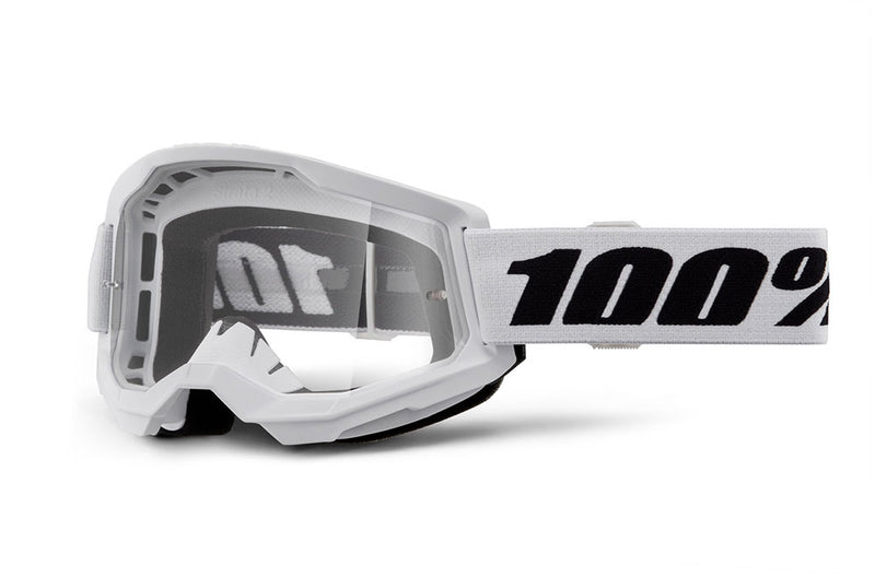 100 % Strata 2 (klare Linse FA23), weiß – Schutzbrille