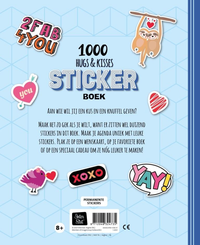 Imagebooks 1000 Umarmungen, Küsse – Stickerbuch
