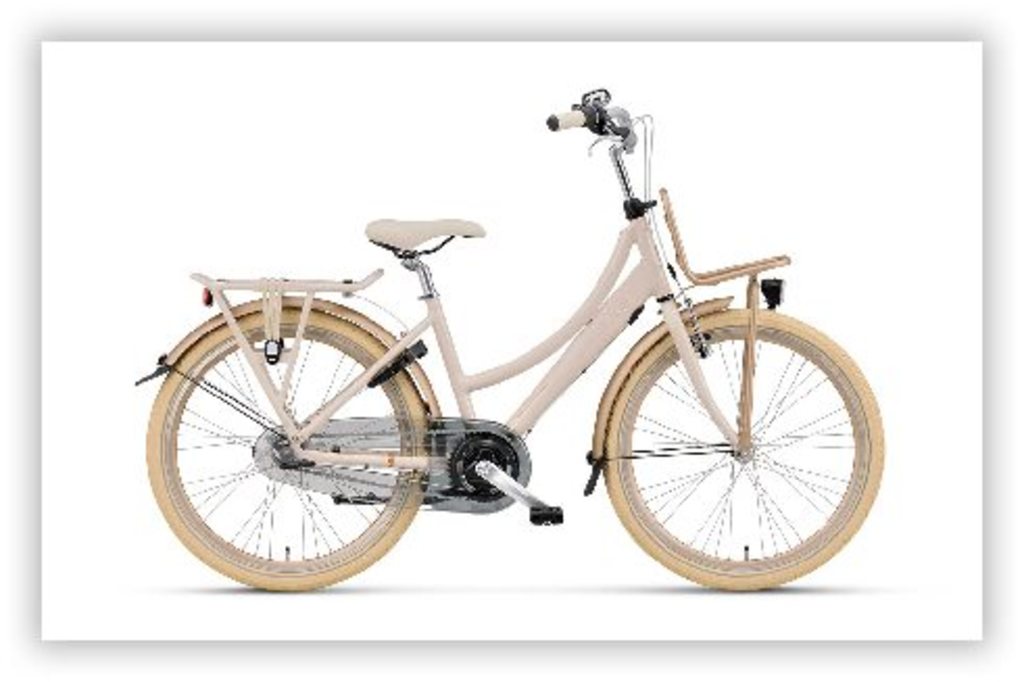 Batavus Vorderradgabel 24 Zuckerrosa PMS7604
