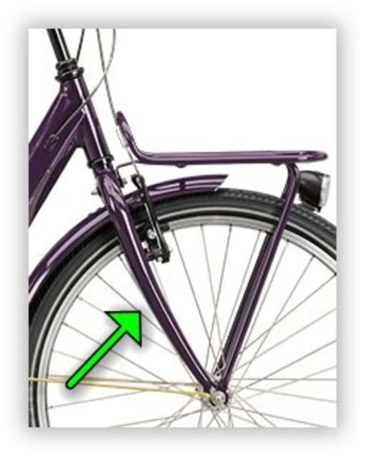 Batavus Vorderradgabel Star 24 dunkelviolett YS739