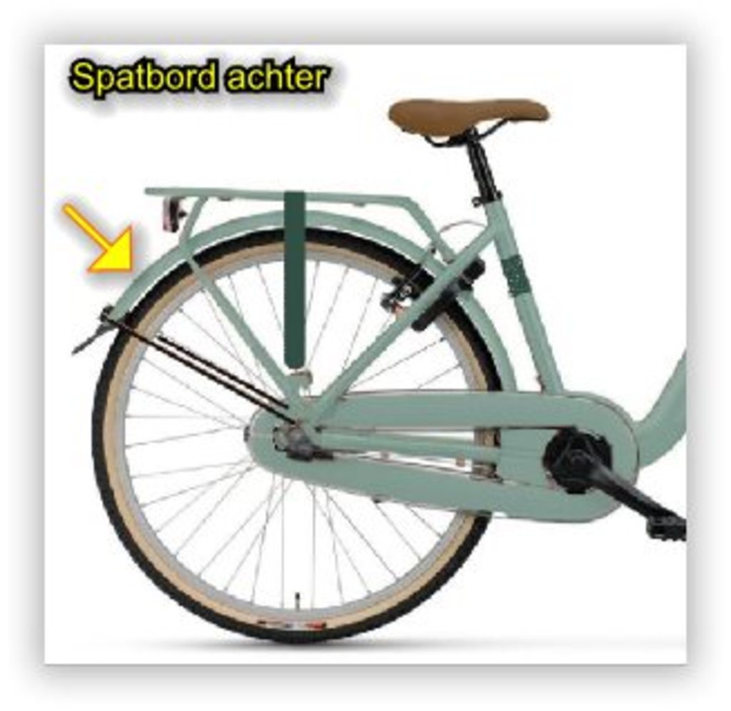 Batavus Kotflügel hinten 26 ys7661 türkis matt