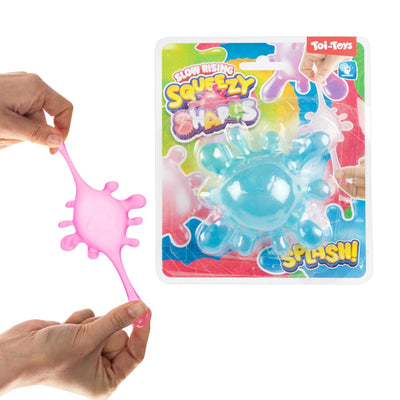 Toi-toys lustige Quetschfigur, Spritzer, Zucker, Glitzer, 10 cm