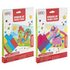 Moxy-Aufkleber nach Farbe und Form, 12 Blatt