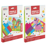 Moxy-Aufkleber nach Farbe und Form, 12 Blatt - afbeelding 1
