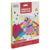 Moxy-Aufkleber nach Farbe und Form, 12 Blatt
