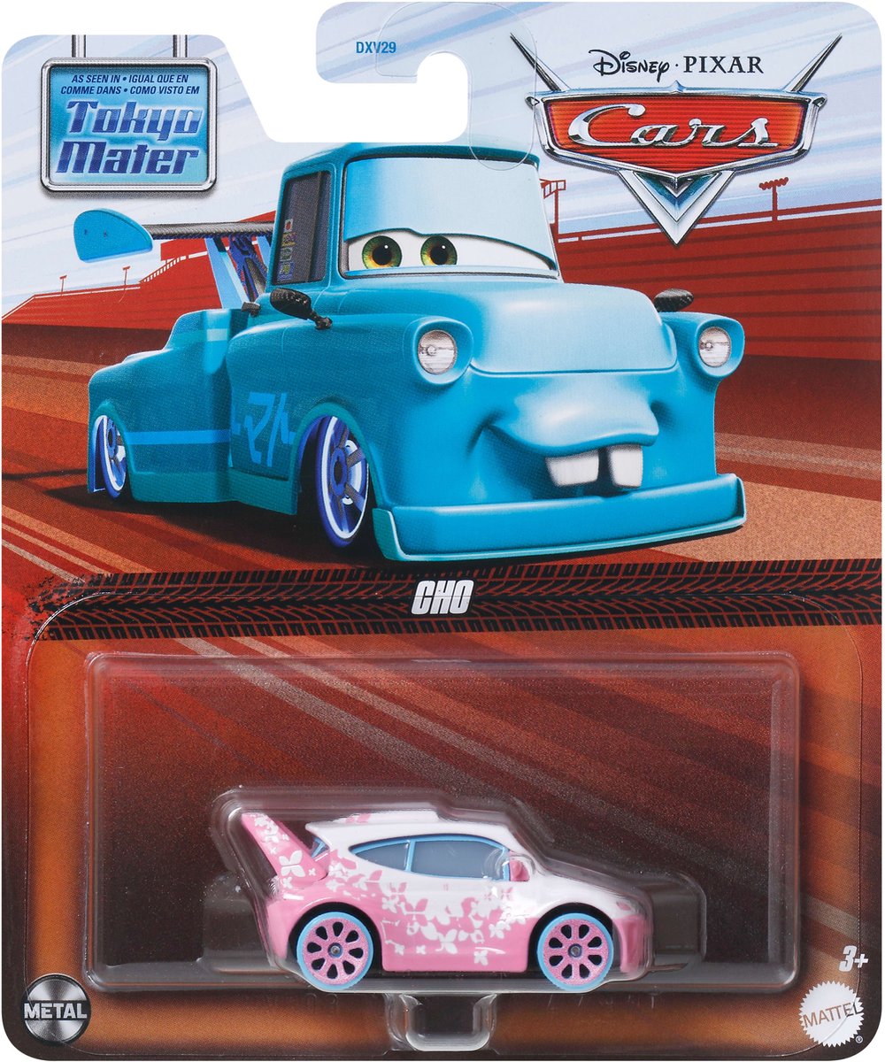 Disney Pixar Cars JDL80, Auto, 3 Jahre, Metall, rosa, weiß