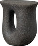 Woood Mason Beistelltisch mit Sprenkeln – Magnesium – Schwarz – 45 x 42 x 33 cm