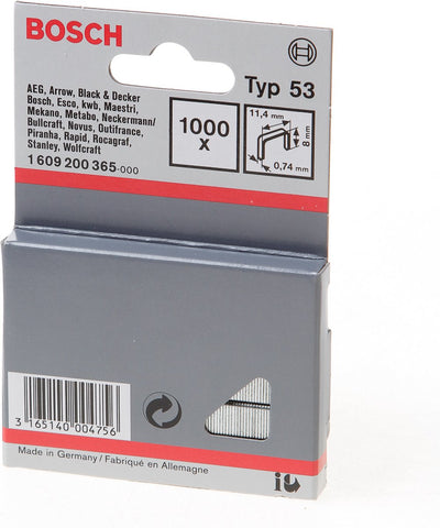 Bosch-Zubehör nicht Typ 53 11,4 x 0,74 x 8 mm 1000 Stück – 1609200365