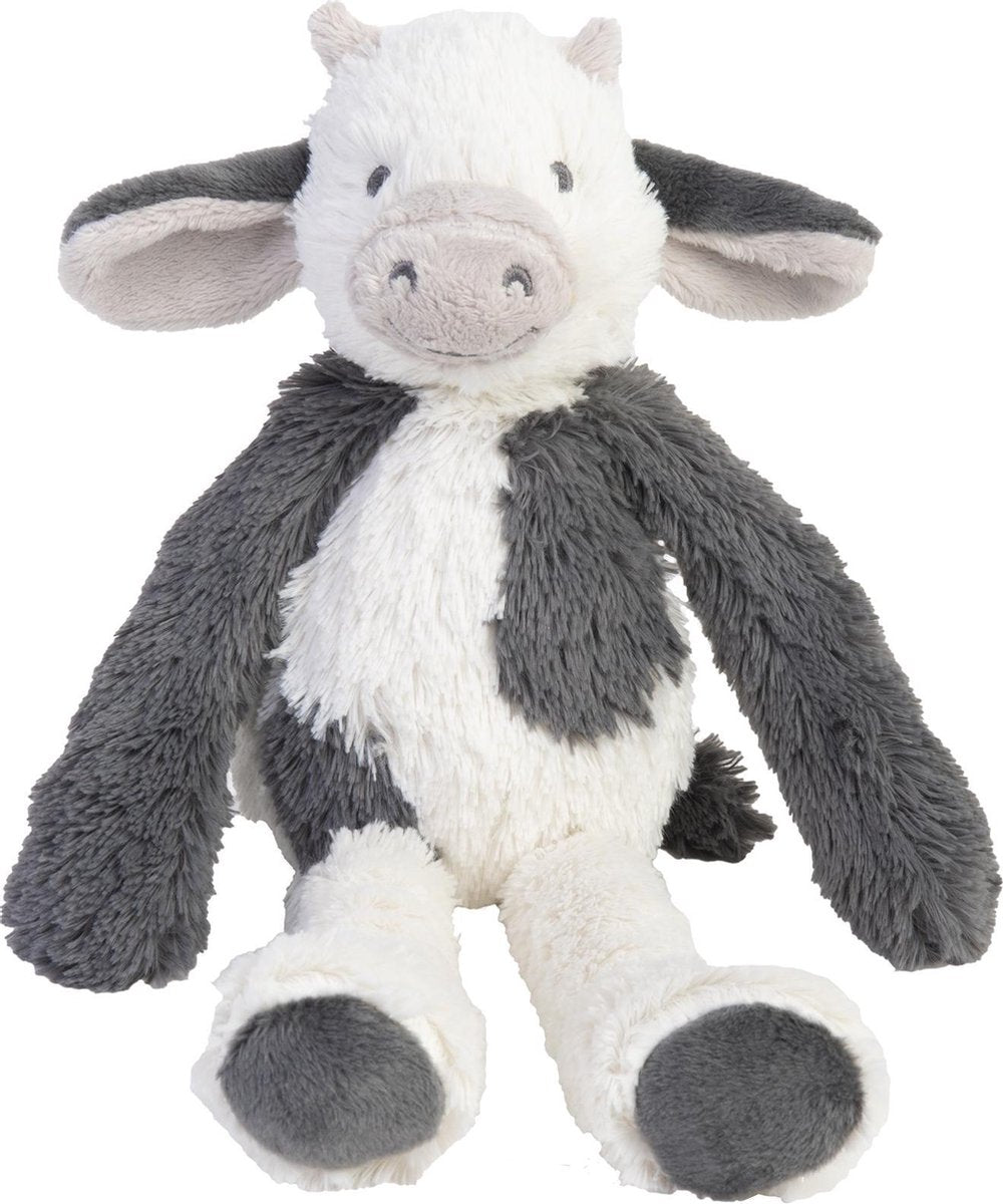 Happy Horse Kuh Casper Kuscheltier 28cm – weiß grau – Baby-Kuscheltier