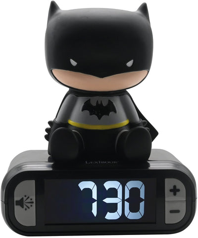 Digitaler Lexibook-Wecker mit Batman-3D-Nachtlicht und Soundeffekten