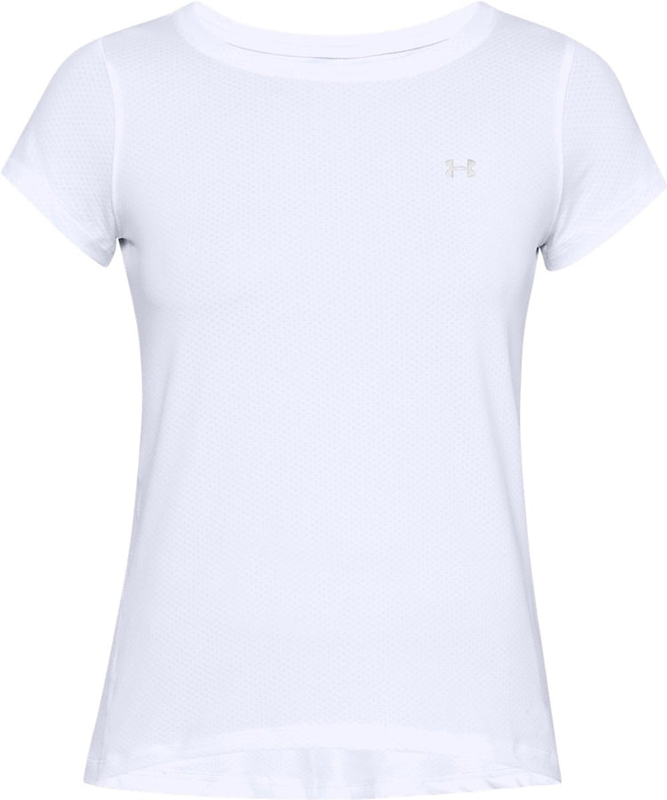 Under Armour Tech Mesh Kurzarm-Damen-Sportshirt – Weiß